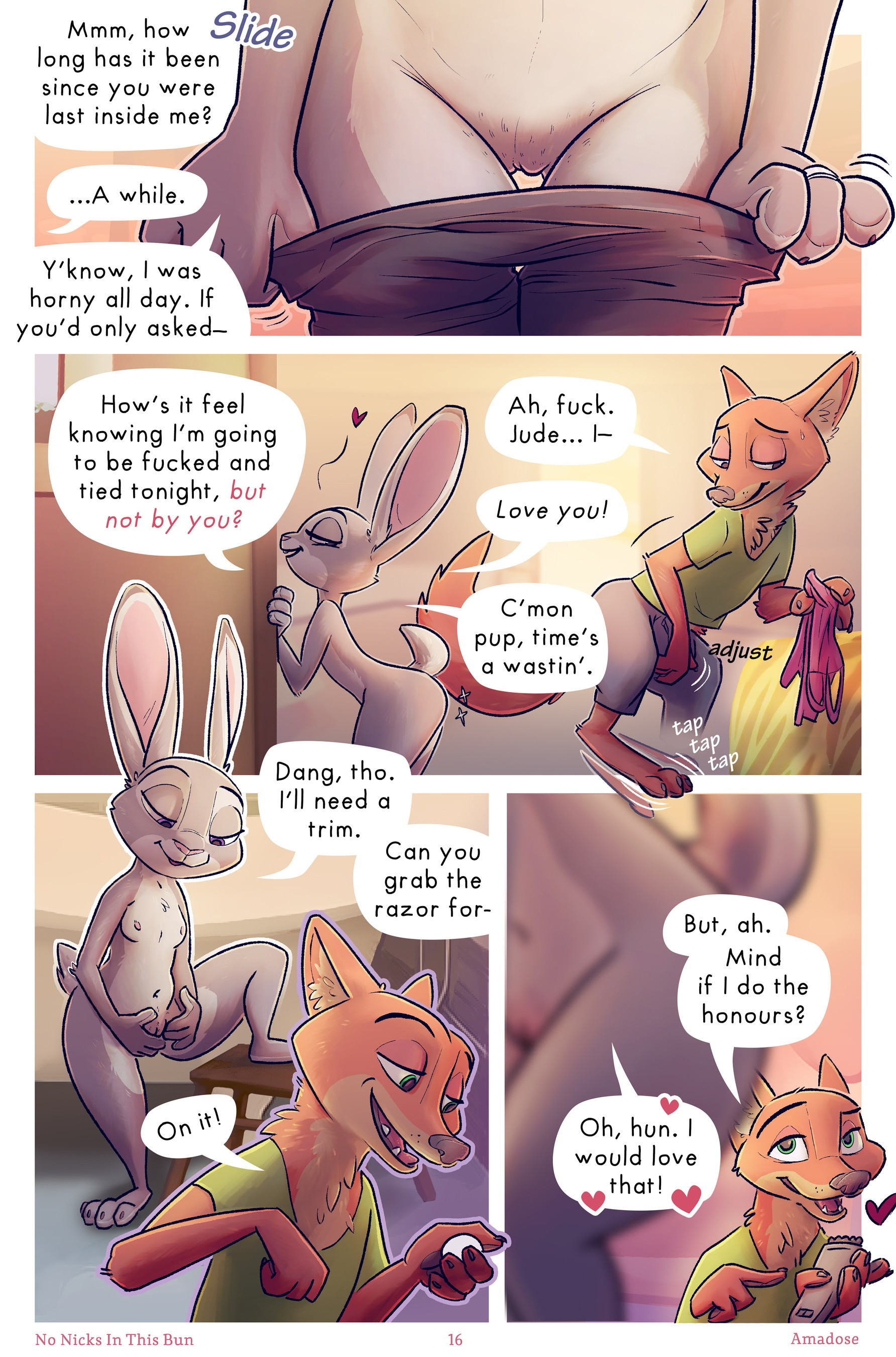 A Zootopia Cucking Comic - No Nicks in This Bun page 4